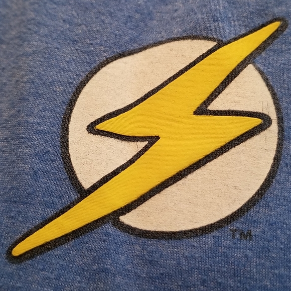 JUSTICE LEAGUE BOYS MEDIUM BLUE T-SHIRT - Picture 11 of 15